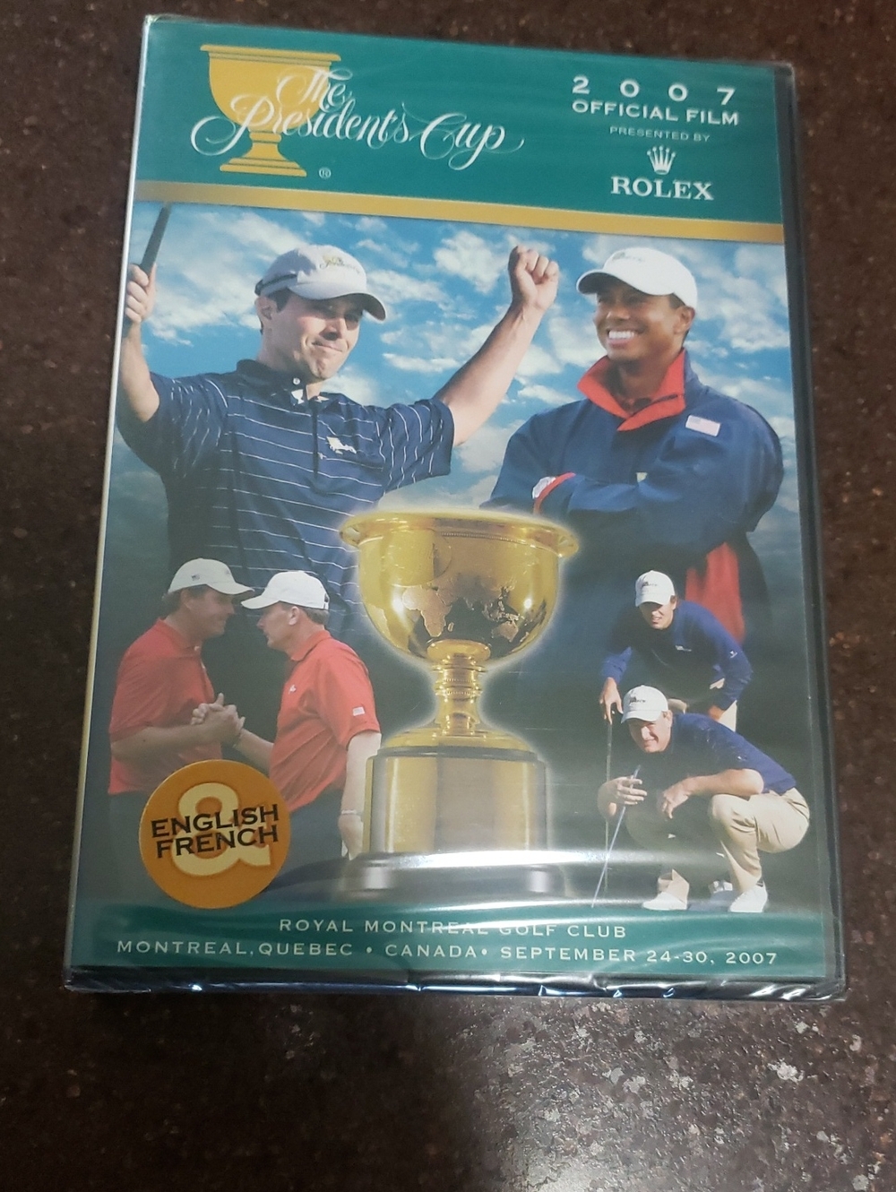 2007 Presidents Cup Official Film (DVD 2007) Montreal Tiger Woods Brand New.